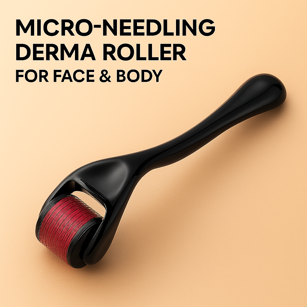 🧠 Derma Roller for Hair & Beard Growth – Regrow Naturally!