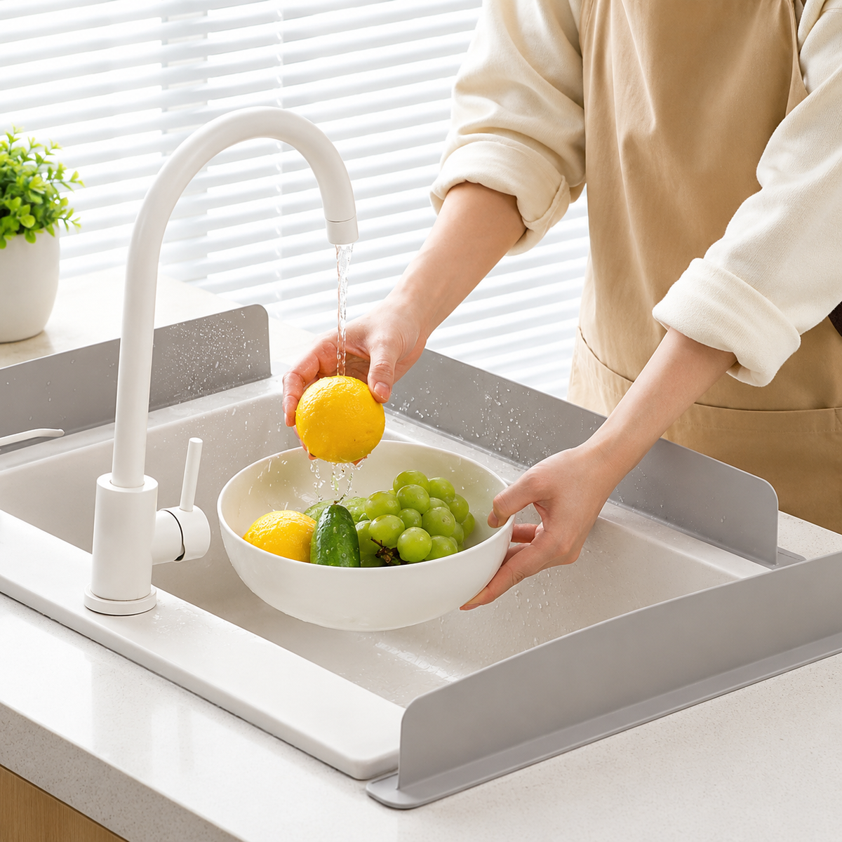 Silicone Anti-Splash Sink Edge Guard BIG SIZE🔥 BUY 1 GET 1 FREE 🔥